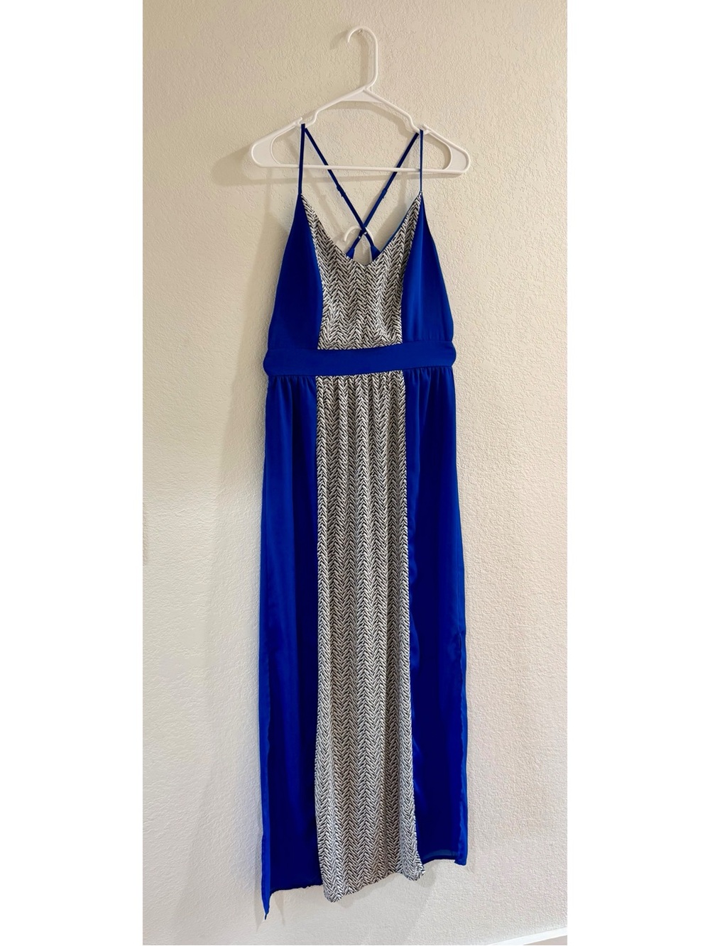 Pink Owl Royal Blue Dress